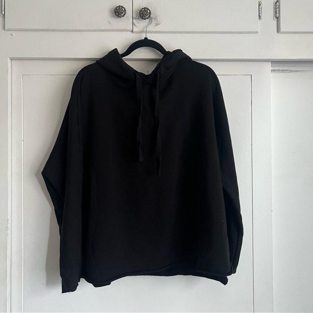 Frank & Eileen Kane Capelet Hoodie - Black